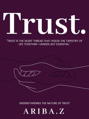 cover image of Trust